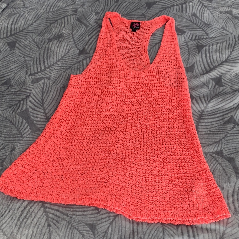 2B BEBE - Neon Orange Top/ Beach Cover